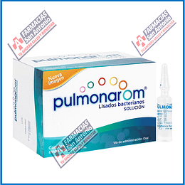 Pulmonarom 10 ampolletas con 3ml lisados bacterianos
