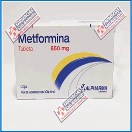 Metformina 850mg (30 tabletas ) Promoción