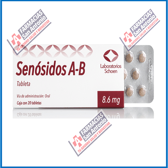 Senosidos A-B 8.6mg 20tabs