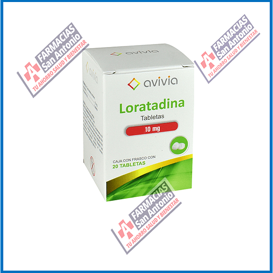 Loratadina 10mg (20 tabletas )  Promoción