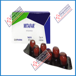 Mitafar Nitazoxadiina 500mg 6 tabletas Promoción