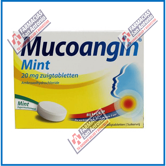 Mucoangin  ambroxol pastillas 20 mg 