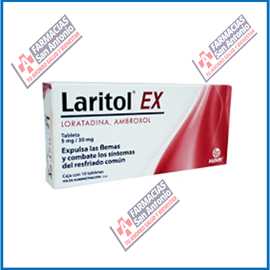 Laritol EX Loratadina, Ambroxol 5 mg -30 mg 