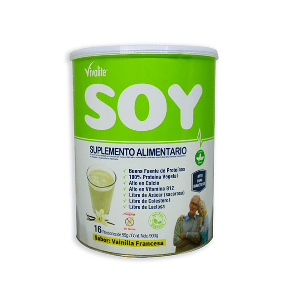 VIVALITE SOY 900GR | SABOR VAINILLA FRANCESA