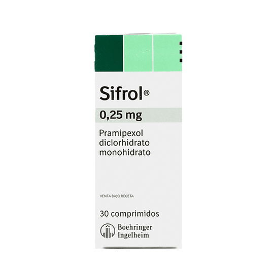 Sifrol 0,25 mg  30 comprimidos