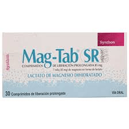 Mag-Tab SR 85 mg. 30 Comprimidos