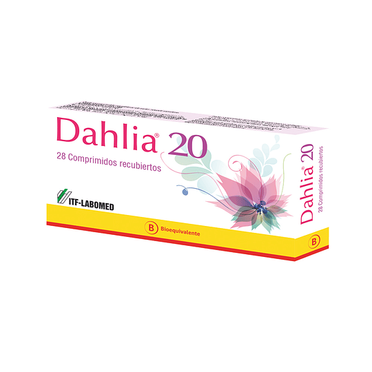 DAHLIA 20 por 28 Tabletas Recubiertas