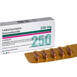 Varizolomida 250 mg., 5 cápsulas 