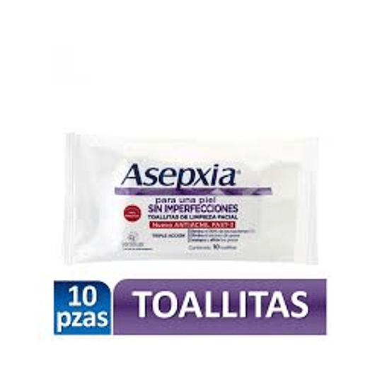Asepxia Toallitas limpiadoras 10 unidades
