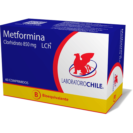 METFORMINA COM 850 MG X 60 CHILE