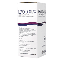 Levorigotax 2,5mg/5ml, jarabe 100ml