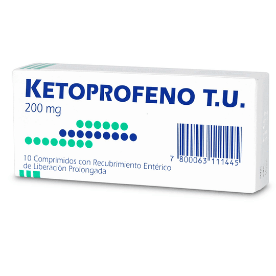 Ketoprofeno T.U.  200 mg 10 comprimidos liberación prolongada