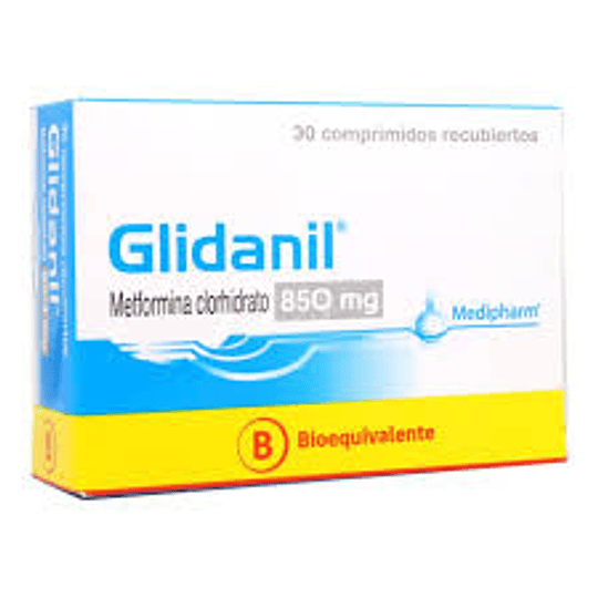 Glidanil 850 mg 30 comprimidos