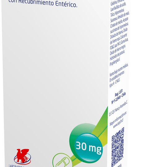 Binax 30 mg 28 cápsulas con gránulos con recubrimiento entérico