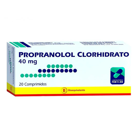 Propranolol X 40 Mg