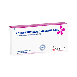 Levocetirizina 5 mg x 30 comprimidos - Prater