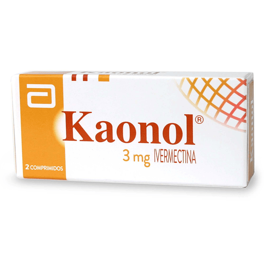 Kaonol Ivermectina 3 mg 2 Comprimidos