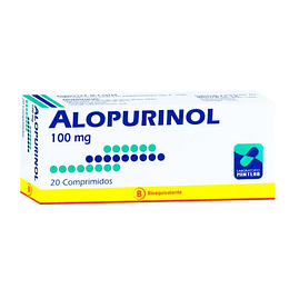 Alopurinol 100 mg x 20 Comprimidos