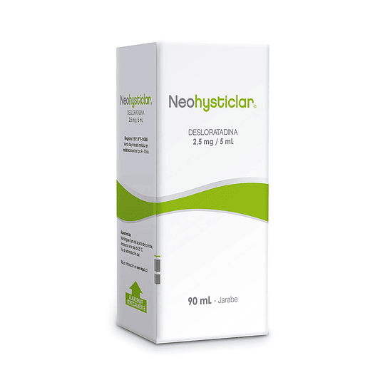 Neohysticlar Desloratadina 2,5 mg / 5 mL Jarabe 90 mL