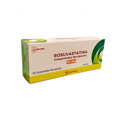 Rosuvastatina 20 mg. 30 comprimidos Hetero