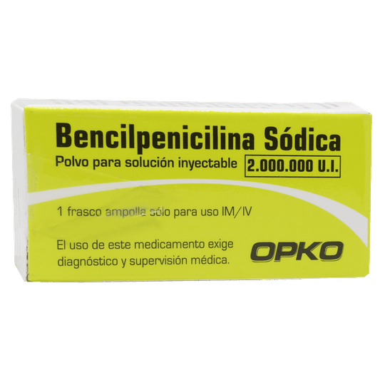 Opko Bencilpenicilina Sódica Polvo para Solución Inyectable 2.000.000 UI x 1 Via