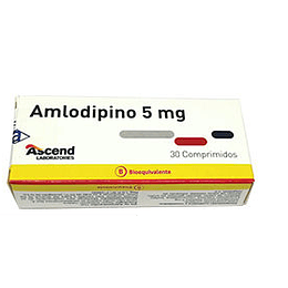 Amlodipino 5 mg, 30 comprimidos