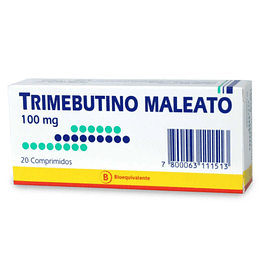 Trimebutina Maleato 100 mg 20 comprimidos