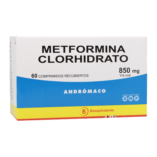 METFORMINA COM 850 MG X 60 AND