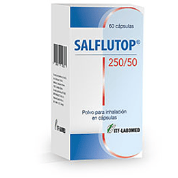 Salflutop Capsulas para Inhalación 50mcg/250mcg por 60 unidades