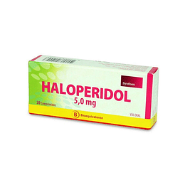 Haloperidol 5mg por 20 comprimidos