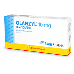 Olanzyl Olanzapina 10 mg 28 Comprimidos Recubierto