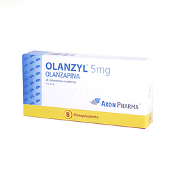 Olanzyl Olanzapina 5 mg 28 Comprimidos