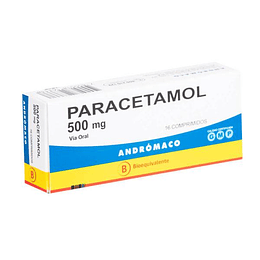 paracetamol 500mg por 16 comprimidos 