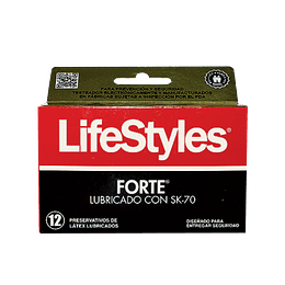 LIFESTYLES Preservativos Forte 12 preservativos