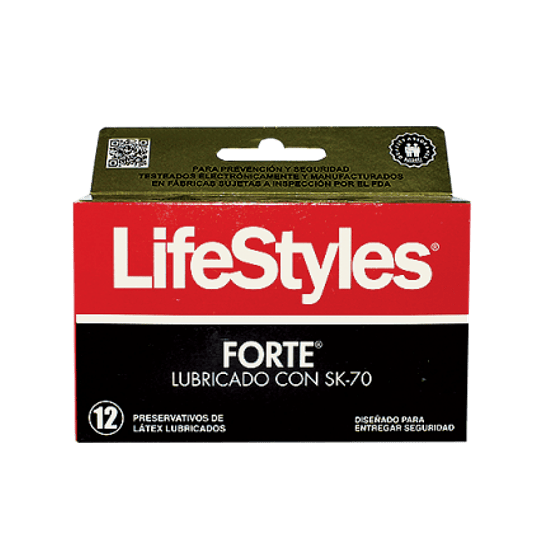 LIFESTYLES Preservativos Forte 12 preservativos