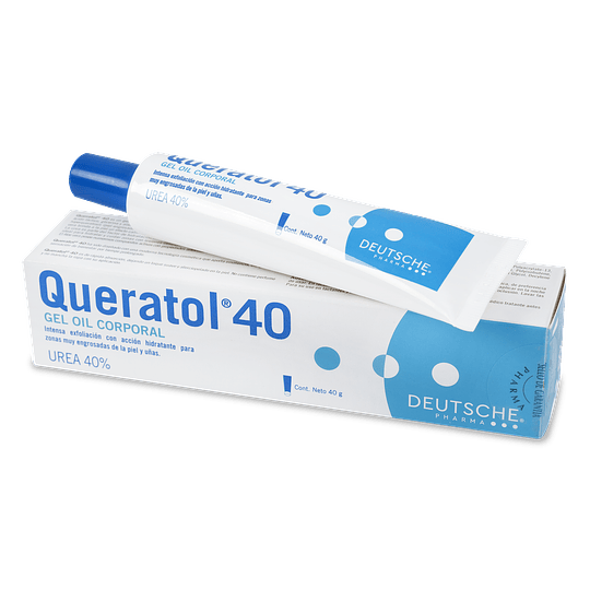 Queratol Gel Oil Corporal 40g con Urea al 40% - Exfolia e Hidrata