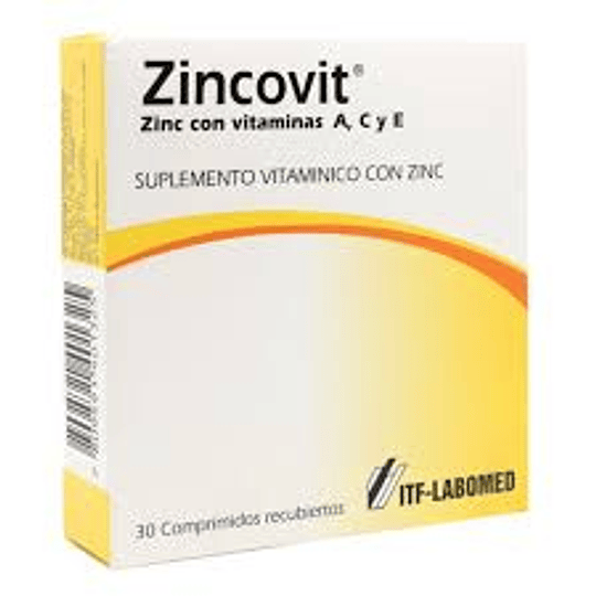 ZINCOVIT Vitaminas A C y E 30 comprimidos