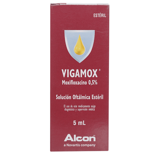 VIGAMOX Solución Oftálmica 0.5% 5ml
