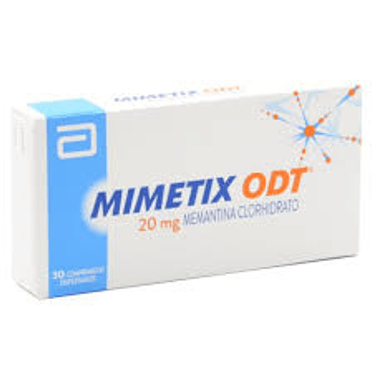 Mimetix ODT Memantina 20mg 30 Comprimidos Dispersables
