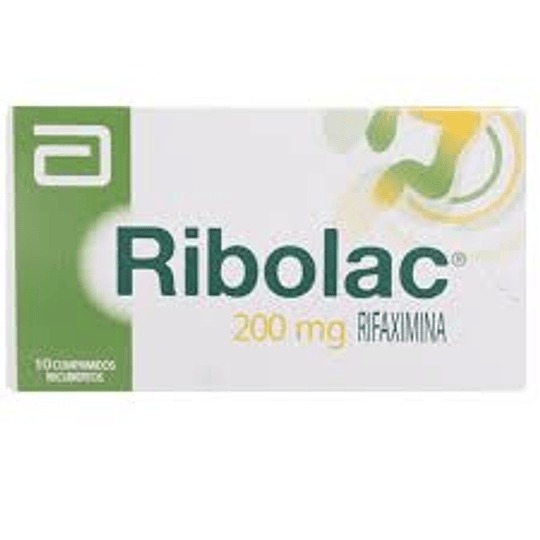 Ribolac Rifaximina 200mg 10 Comprimidos Recubiertos