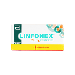 Linfonex (Bioequivalente) Micofenolato Mofetilo 250mg 60 Comprimidos Recubiertos