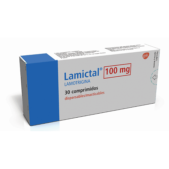 Lamictal 100 mg 30 comprimidos dispersables masticables