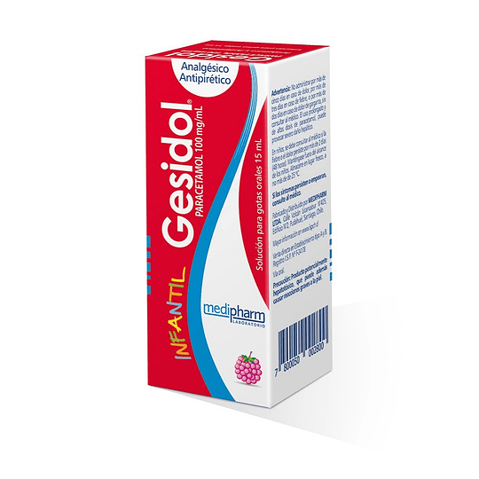Gesidol Infantil (Bioequivalente) Paracetamol Gotas 15ml