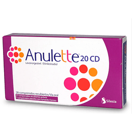 Anulette 20 CD 28 Comprimidos Recubiertos