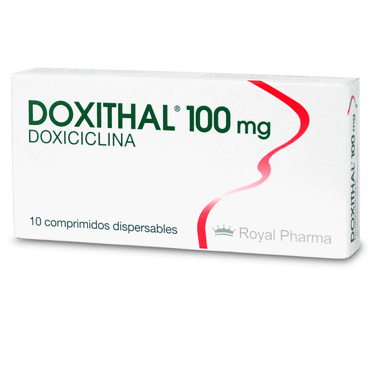 Doxithal Doxiciclina 100mg 10 Comprimidos Dispersables