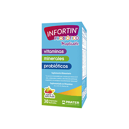Infortin Probiótico Masticable 30 Comprimidos