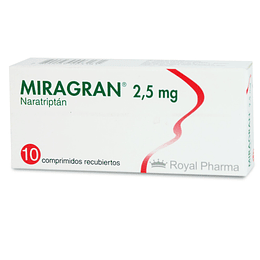 Miragran 2.5mg 10 Comprimidos Recubiertos