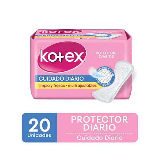 KOTEX PROTECTOR DIARIO X 20 UND