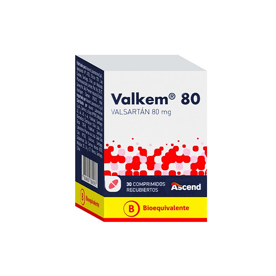 VALKEM 80mg por 30 comprimidos Bioequivalente