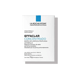 La Roche Posay Barra Jabón Dermatologico Effaclar Concentrado 70gr